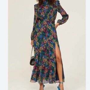 SALONI Multicolor Long Sleeve Dress